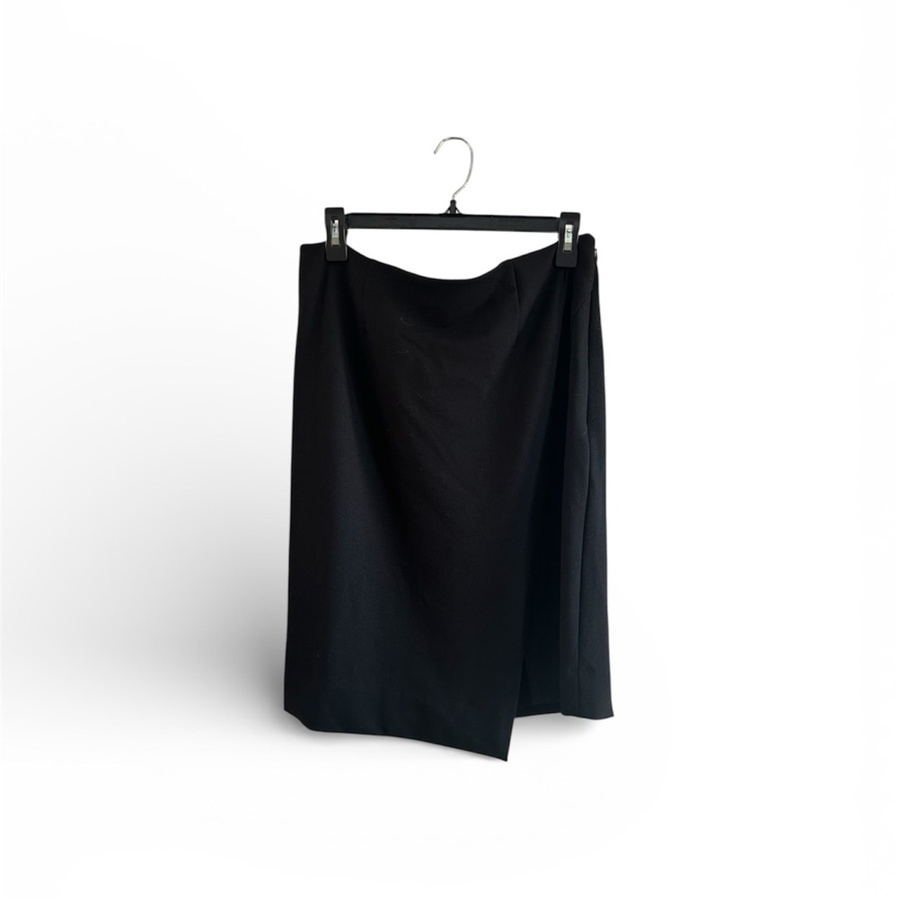 White House Black Market Asymmetrical Black Skirt Women’s 12